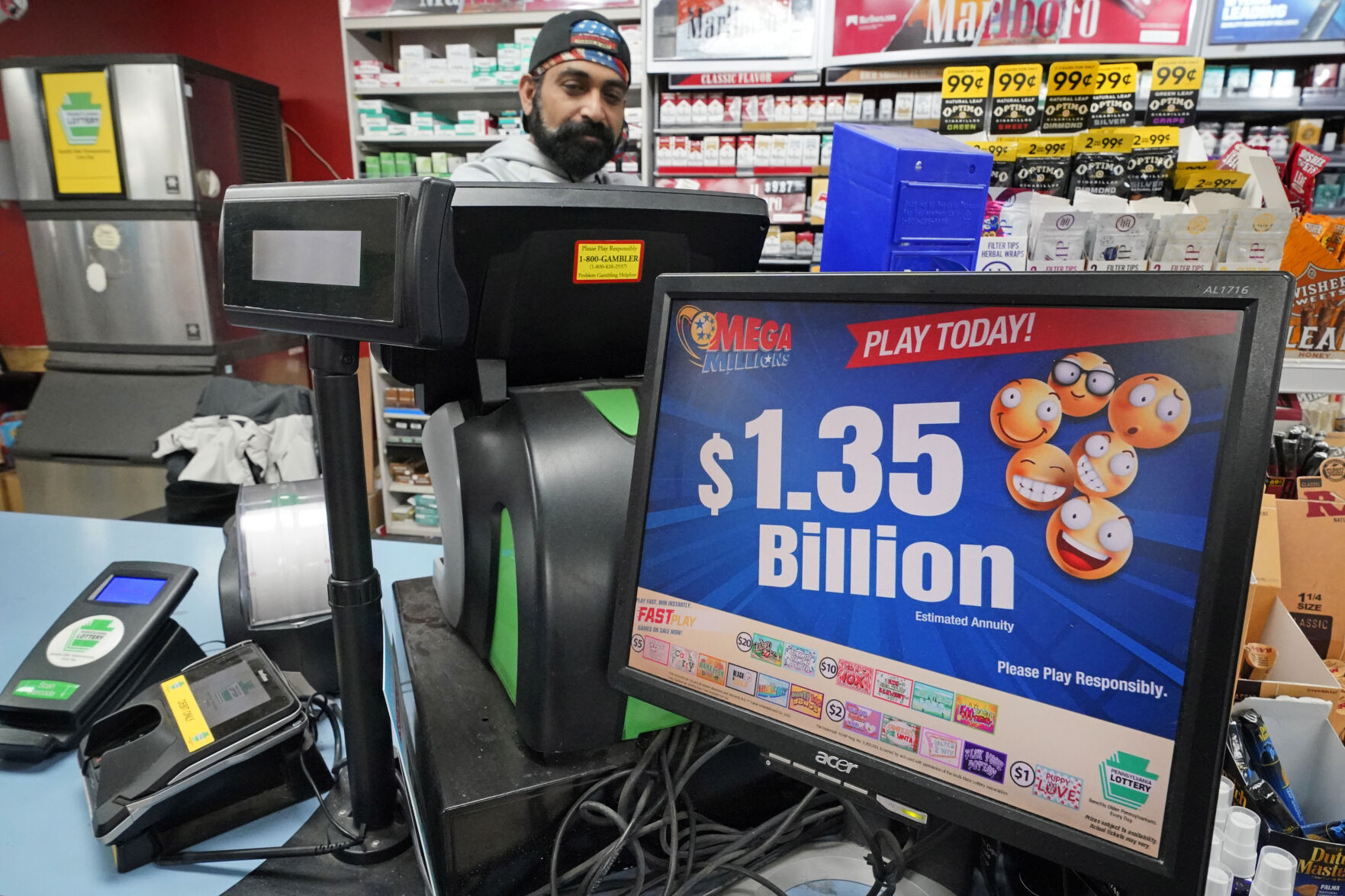 6. $1.348 billion, Mega Millions